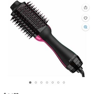 Revlon Black and Pink Hair Dryer Brush